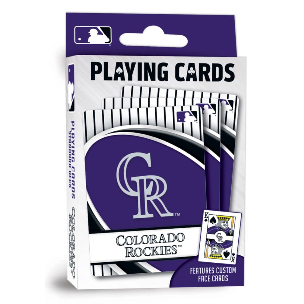 Colorado Rockies Playing Cards - 54 Card Deck