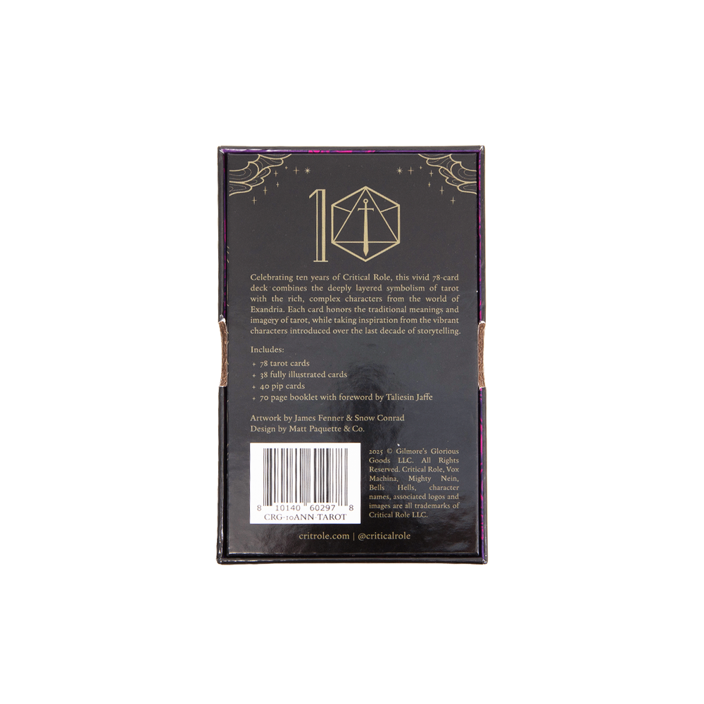 Critical Role 10-Year Anniversary Tarot Deck (ONLINE ORDER ONLY)