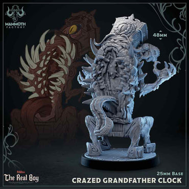 Crazed Grandfather Clock (Online Only)