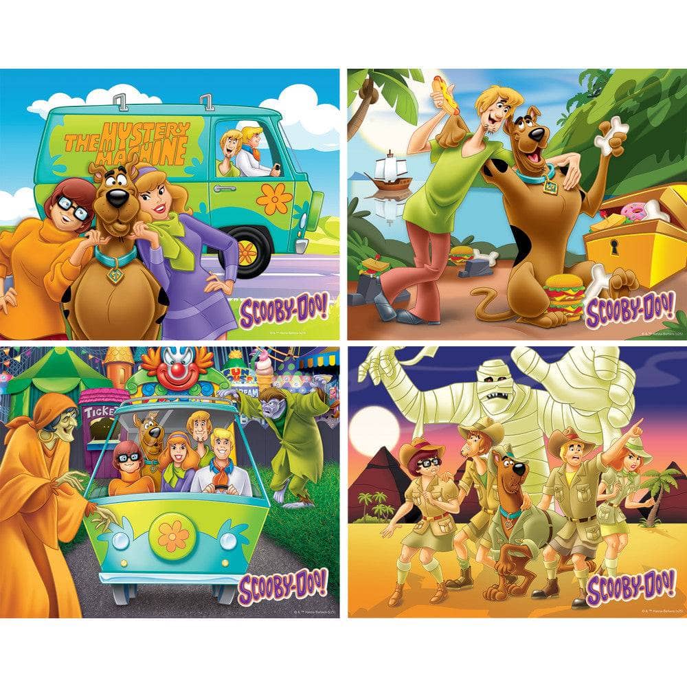 Scooby-Doo! 100 Piece Jigsaw Puzzles 4-Pack