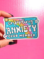 Funny Mental Health Sticker Pack –  Holographic Waterproof Vinyl Decals – Discounted Bundle of Anxiety, Therapy & Trauma Humor (ONLINE ORDER ONLY)
