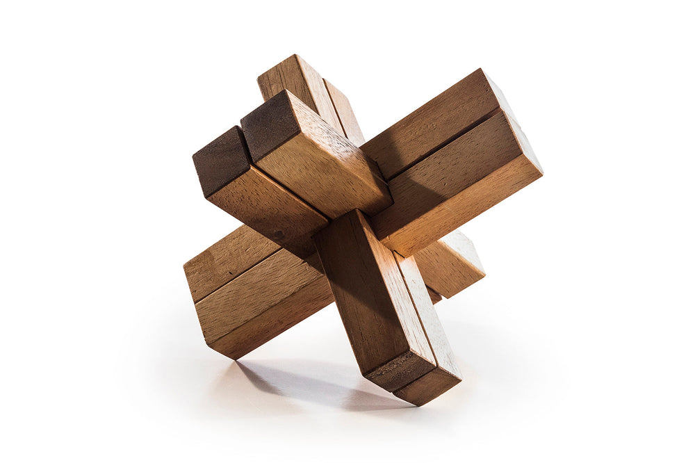 Cross Knot | Burr Puzzle - Japanese Interlocking Puzzle (Online Order Only)