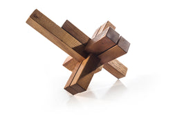 Cross Knot | Burr Puzzle - Japanese Interlocking Puzzle (Online Order Only)