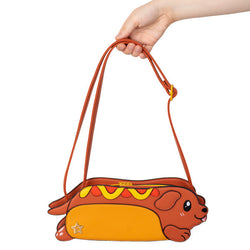 Squishable Dachshund Hot Dog Crossbody Purse (ONLINE ORDER ONLY)