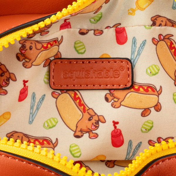 Squishable Dachshund Hot Dog Crossbody Purse (ONLINE ORDER ONLY)