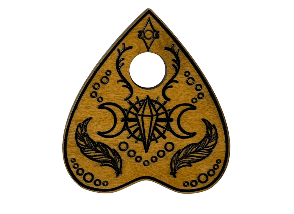 Small Crow & Crystal Spirit Board - Black (ONLINE ORDER ONLY)