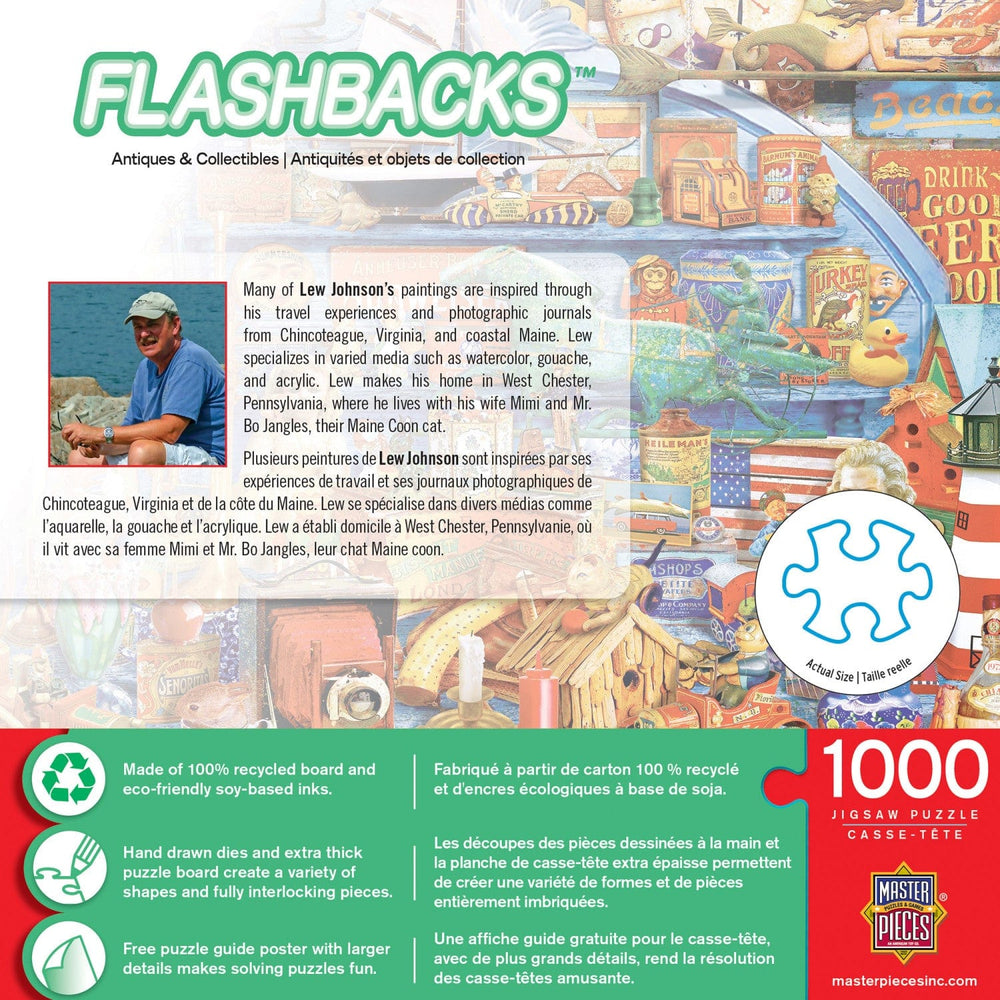 Flashbacks - Antiques & Collectibles 1000 Piece Jigsaw Puzzle (ONLINE ORDER ONLY)