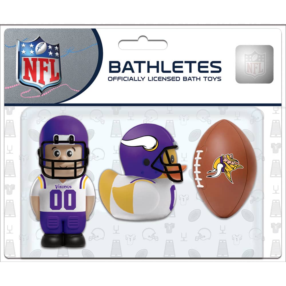 Bathletes - Minnesota Vikings NFL Bath Toys (ONLINE ORDER ONLY)