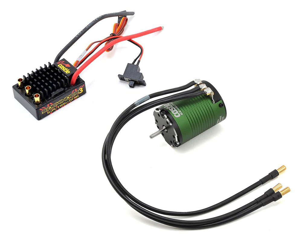Castle Creations Sidewinder SV3 Waterproof 1/10 ESC Motor Combo 4600kV Neu-Castle 1406 Combo (ONLINE ORDER ONLY)