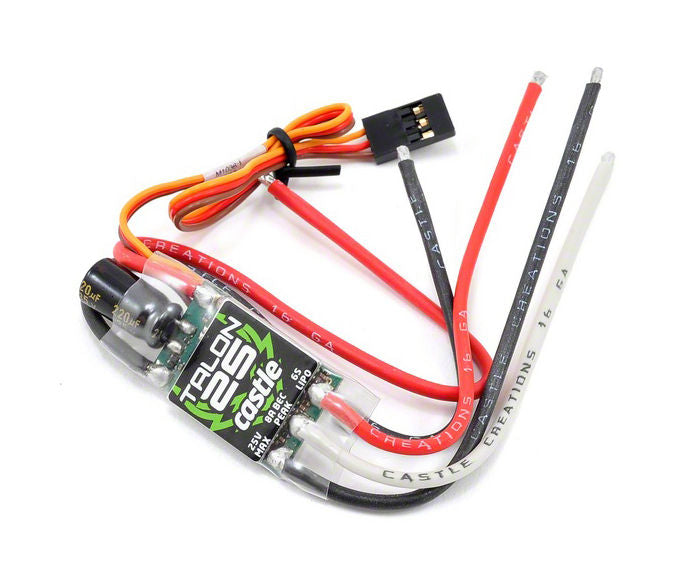 Castle Creations Talon 25 Amp ESC 6S / 25V with 8 Amp BEC 010-0128-00 (ONLINE ORDER ONLY)