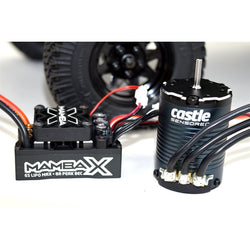 Castle Creations Mamba X ESC Waterproof Sensored Brushless Combo 1900kV Slate (ONLINE ORDER ONLY)