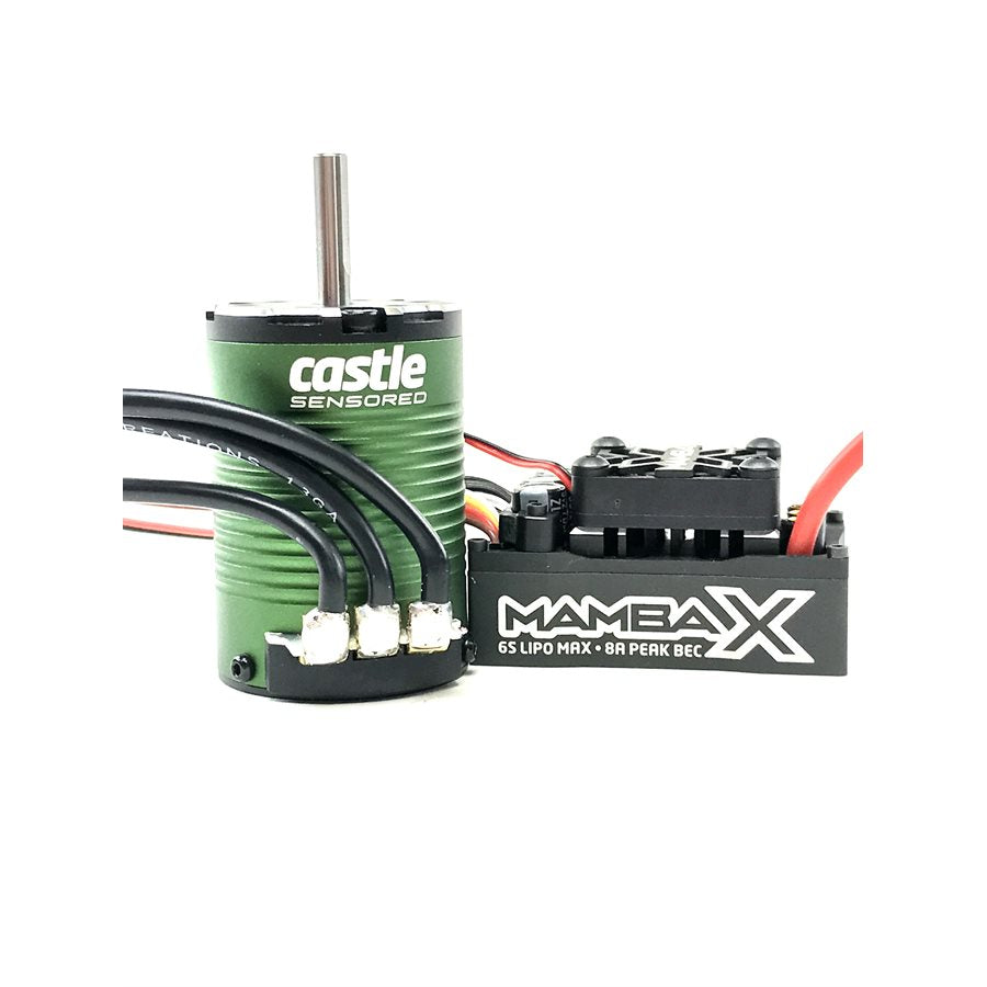 Castle Creations Mamba X SCT 1/10 Brushless Combo 1410 Sensored Motor 5mm Shaft 3800kV (ONLINE ORDER ONLY)