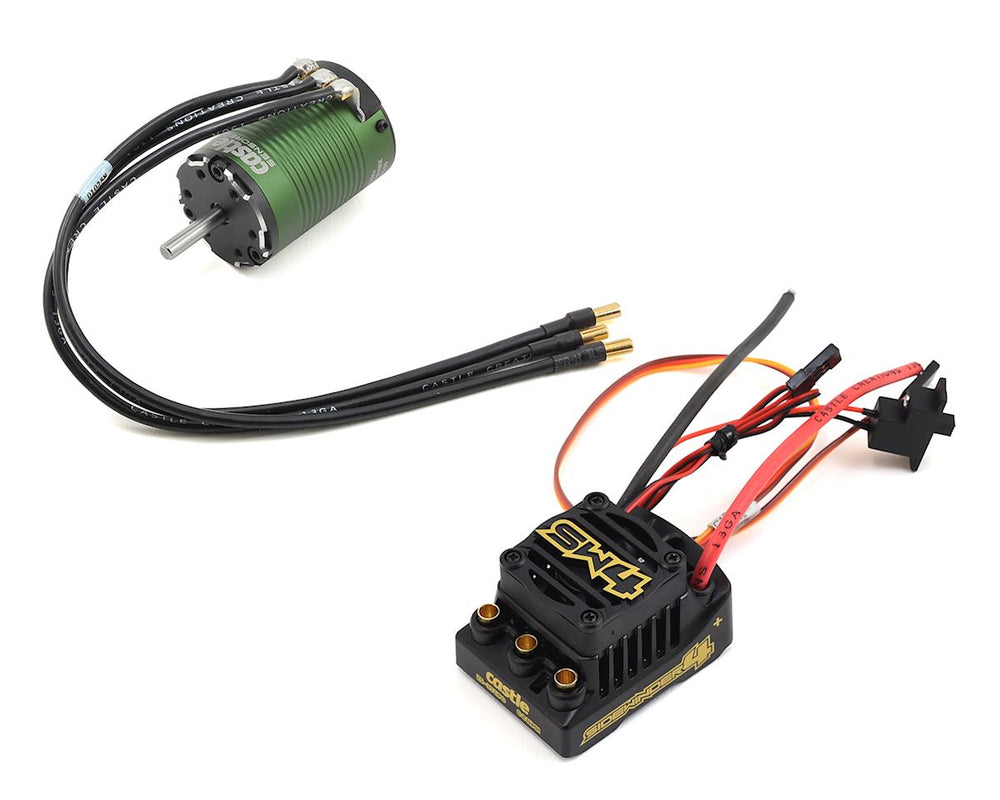 Castle Creations Sidewinder SW4 Waterproof 1/10 ESC/Motor Combo with1410 (3800kV) 5mm Shaft SCT (ONLINE ORDER ONLY)