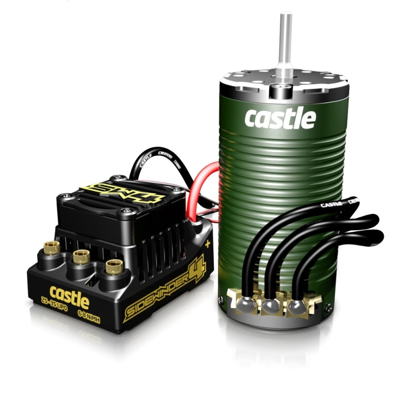 Castle Creations Sidewinder SW4 Waterproof 1/10 ESC Motor Combo 1415 2400kV MT Edition (ONLINE ORDER ONLY)