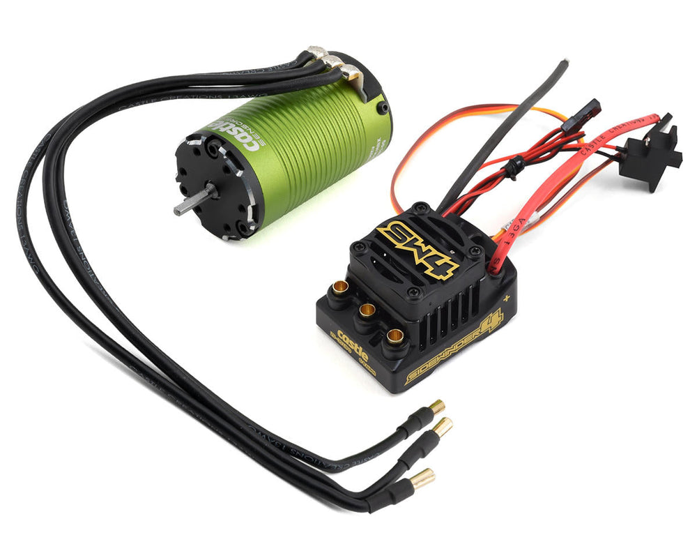 Castle Creations Sidewinder SW4 Waterproof 1/10 ESC/Motor Combo w/1412 (2100kV) (5mm Shaft) 010-0164-09 (ONLINE ORDER ONLY)