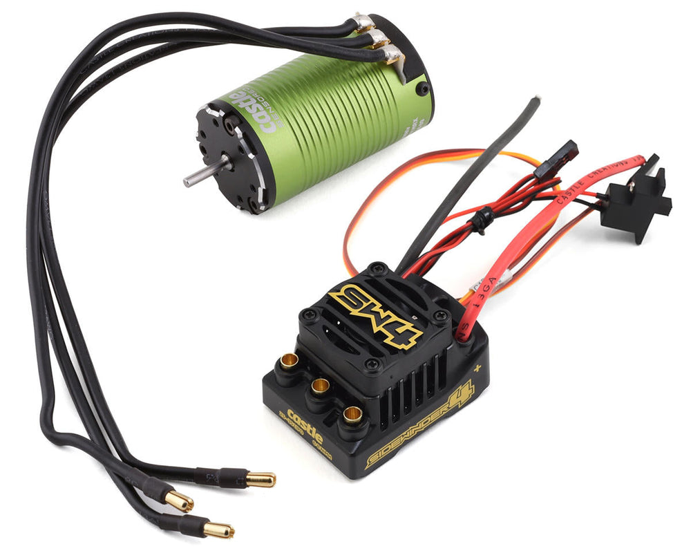 Castle Creations Sidewinder SW4 Waterproof 1/10 ESC/Motor Combo w/1412 (3200kV) 010-0164-10 (ONLINE ORDER ONLY)