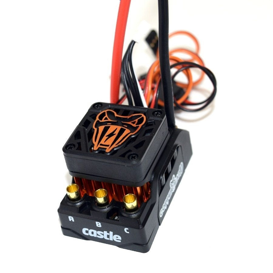 Castle Creations Copperhead 10 Waterproof 1/10 Scale Sensored Brushless ESC (ONLINE ORDER ONLY)