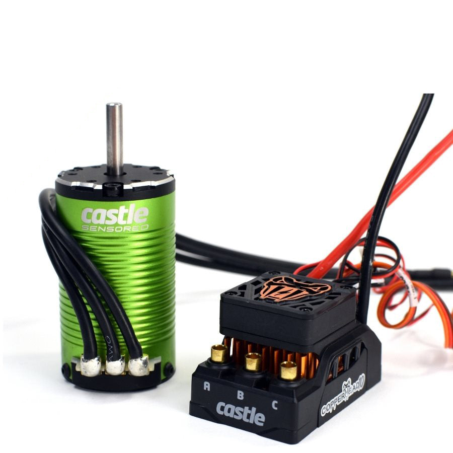 Castle Creations Copperhead 10 1/10 Sensored Combo 1412 3200Kv 5mm Shaft (ONLINE ORDER ONLY)