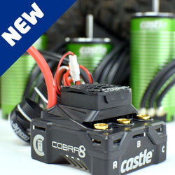 Castle Creations Cobra 8, 25.2V ESC, w/ 1512-2650KV V2 Sensored Motor 010-0172-05 (ONLINE ORDER ONLY)
