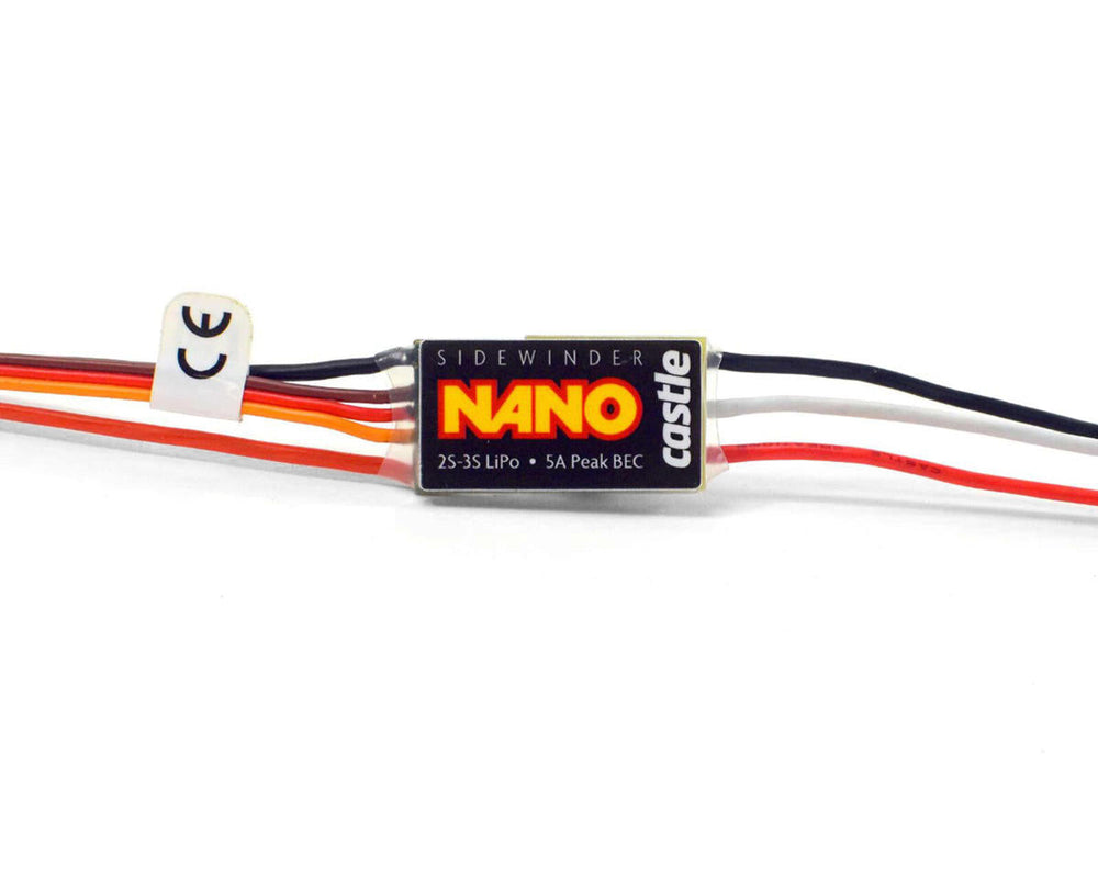 Castle Creations Sidewinder Nano Micro Brushless/Brushed ESC (12.6V) 010-0176-00 (ONLINE ORDER ONLY)