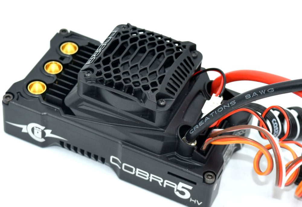 Castle Creations Cobra 5 HV, 12S, 50.4V ESC, 20A Peak BEC 010-0178-00 (ONLINE ORDER ONLY)