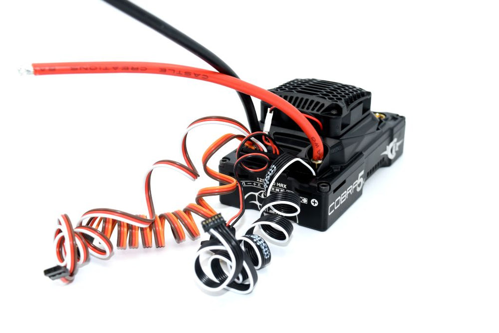 Castle Creations Cobra 5 HV, 12S, 50.4V ESC, 20A Peak BEC 010-0178-00 (ONLINE ORDER ONLY)