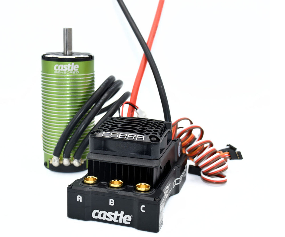 Castle Creations Cobra 5 8S 33.6V ESC 20A PEAK BEC w/1721-1260KV 010-0179-03 (ONLINE ORDER ONLY)