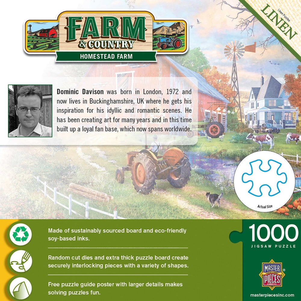 Farm & Country - Homestead Farm 1000 Piece Jigsaw Puzzle (ONLINE ORDER ONLY)