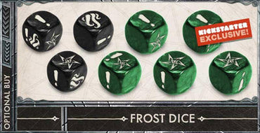 Cthulhu: Death May Die - Kickstarter Exclusive Frost Dice (ONLINE ORDER ONLY)