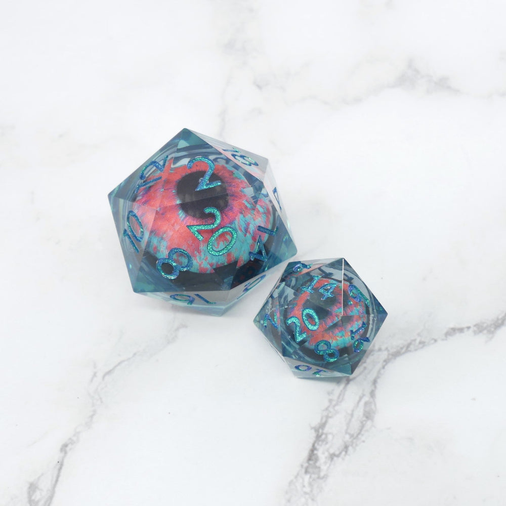 Cthulhu's Eye | Giant D20 Moving Eye DnD Dice | Acrylic RPG Gaming Dice (ONLINE ORDER ONLY)