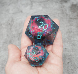 Cthulhu's Eye | Giant D20 Moving Eye DnD Dice | Acrylic RPG Gaming Dice (ONLINE ORDER ONLY)