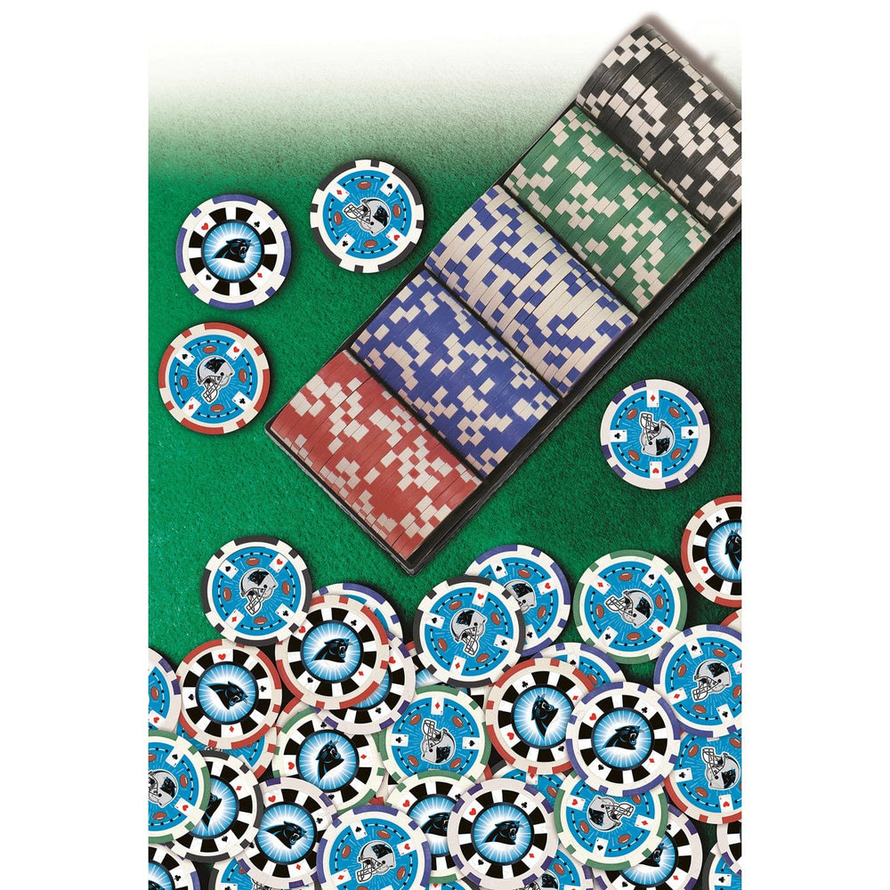 Carolina Panthers 100 Piece Poker Chips (ONLINE ORDER ONLY)
