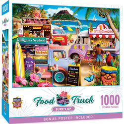 Food Truck Roundup - Surf's Up 1000 Piece Jigsaw Puzzle (ONLINE ORDER ONLY)