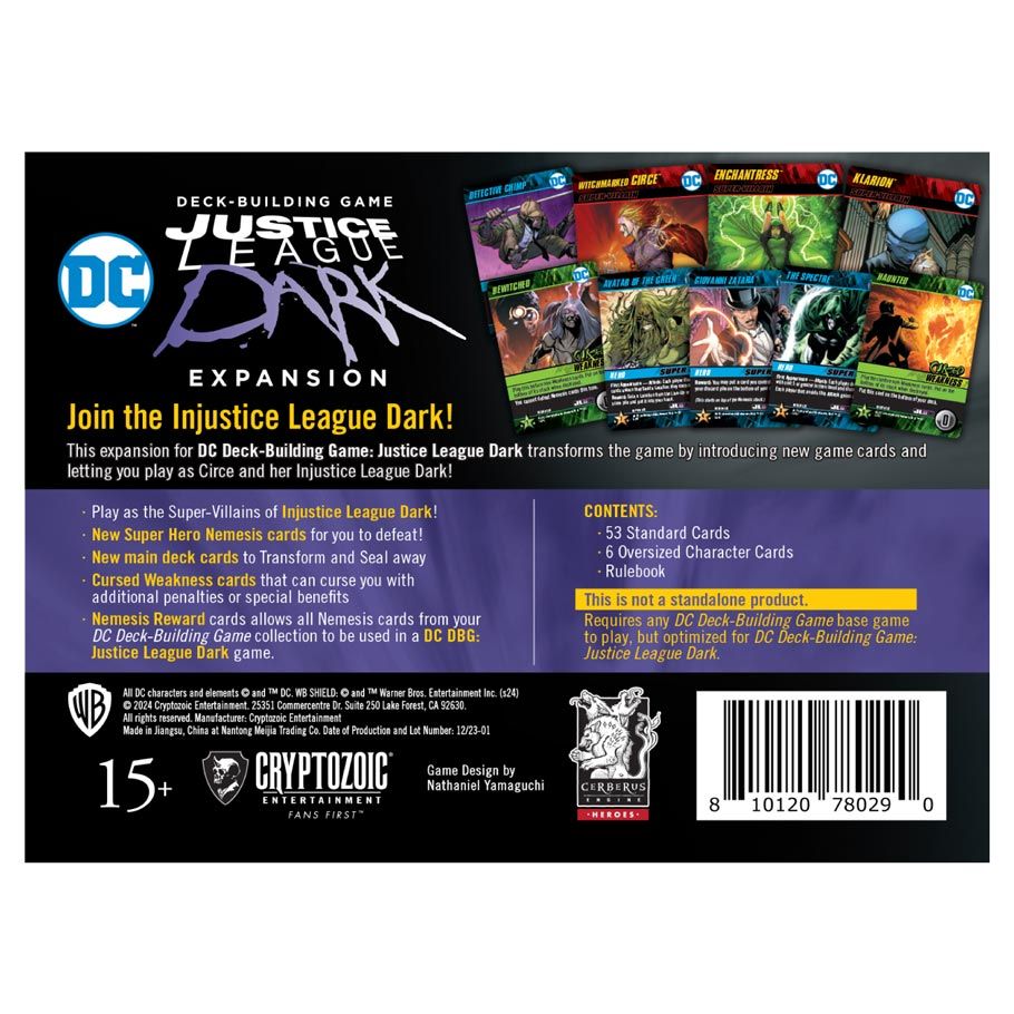 DC Deck-Building Game: Justice League Dark Expansion (ONLINE ORDER ONLY)