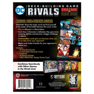 DC Deck-Building Game: Rivals - Shazam! Vs. Black Adam (ONLINE ORDER ONLY)