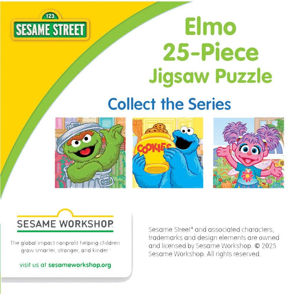 Sesame Street - Elmo 25 Piece Jigsaw Puzzle (ONLINE ORDER ONLY)