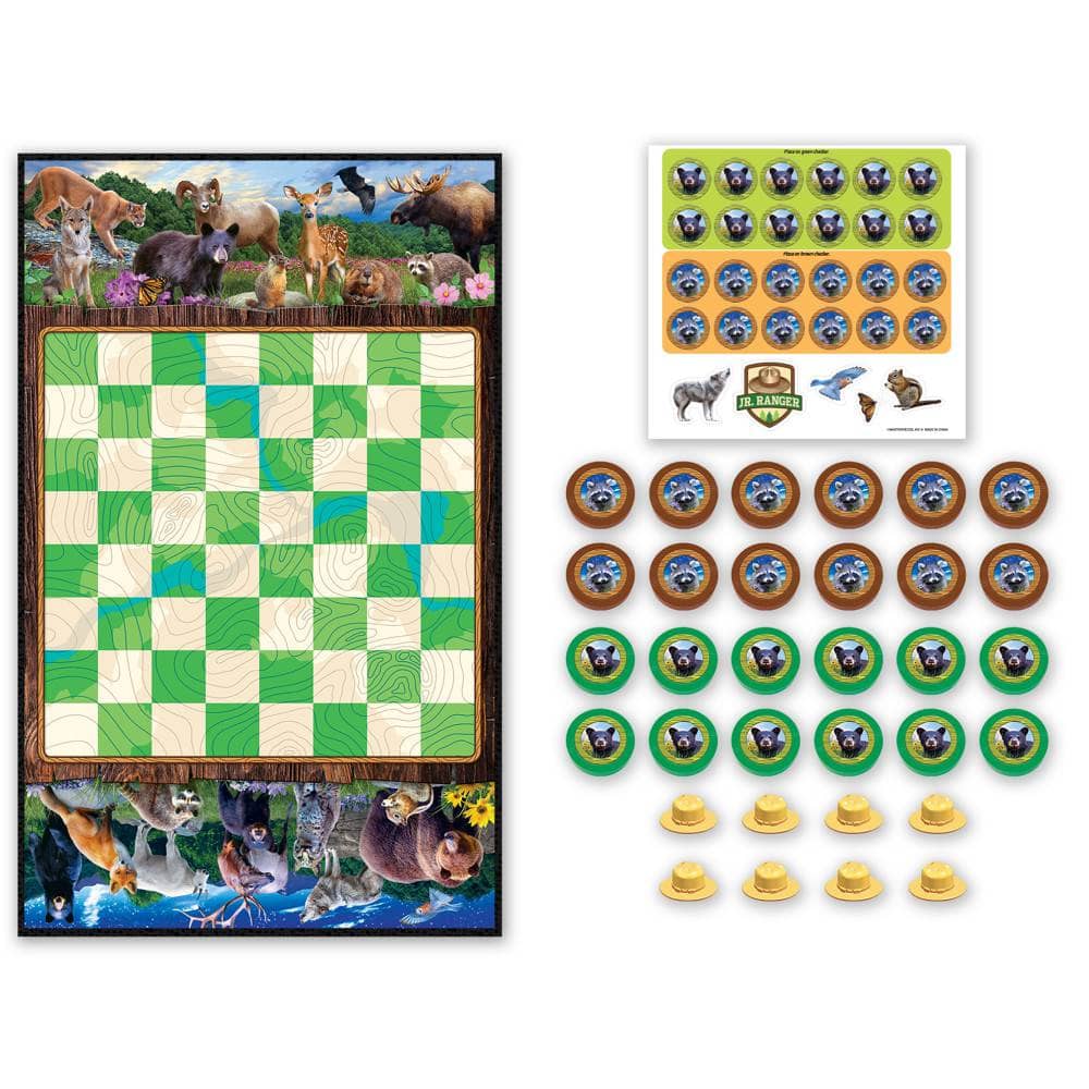Jr. Ranger Checkers Board Game