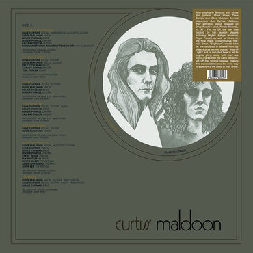 CURTISS MALDOON - Curtiss Maldoon [Vinyl] (ONLINE ORDER ONLY)