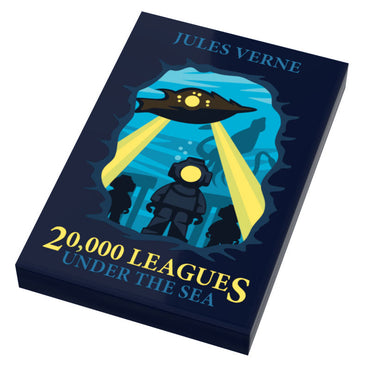 20,000 Leagues Under the Sea Custom Printed Book (2x2 Tile) made using LEGO part (Online Order Only)