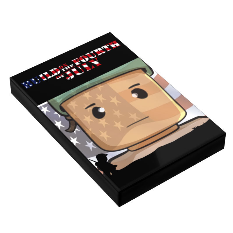 Build on the 4th of July Movie Cover (2x3 Tile) - B3 Customs (Online Order Only)