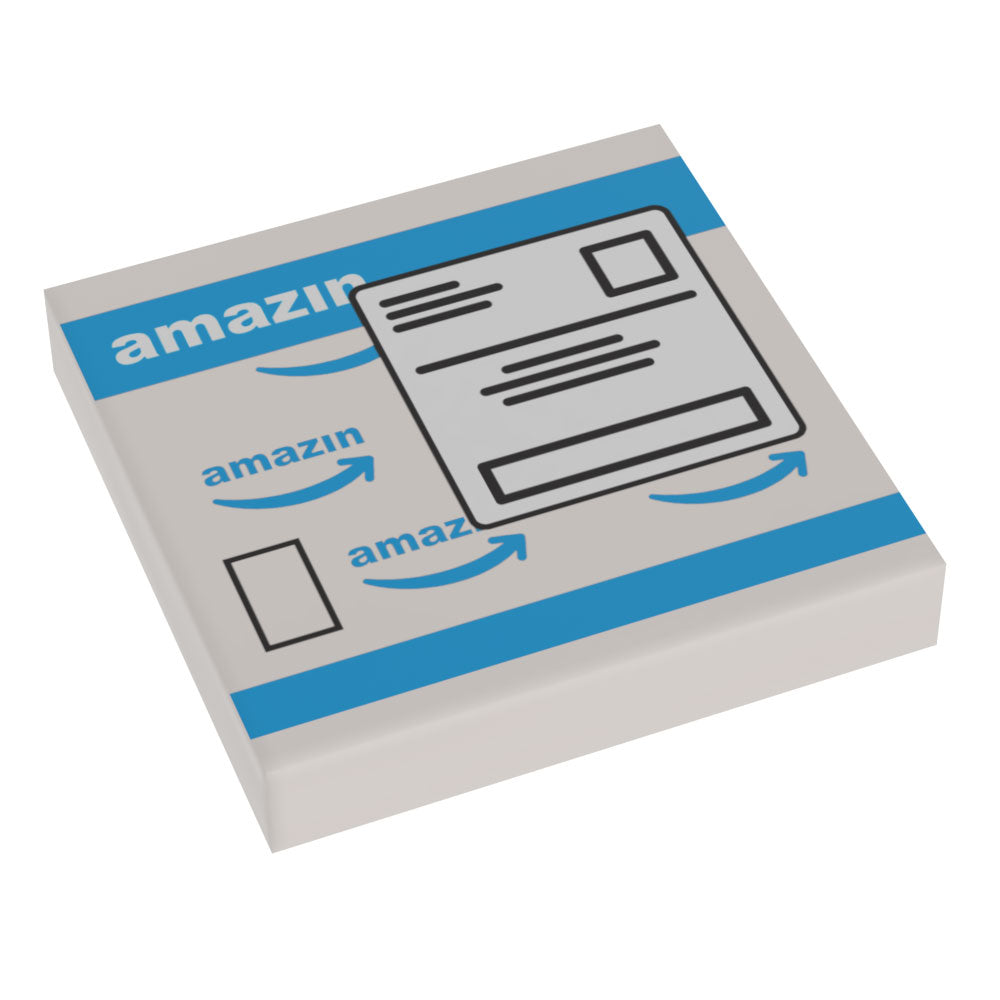 Amazin Mailing Envelope (2x2 Tile) made using LEGO parts - B3 Customs (Online Order Only)