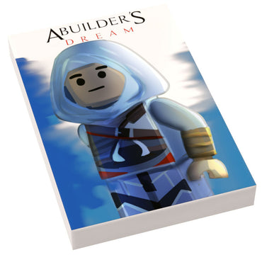 A Builders Dream Video Game Cover (2x3 Tile) made using LEGO part - B3 Customs (Online Order Only)