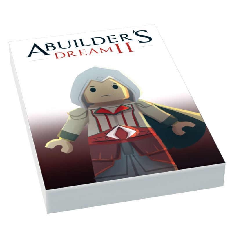 A Builders Dream II Video Game Cover (2x3 Tile) made using LEGO part - B3 Customs (Online Order Only)