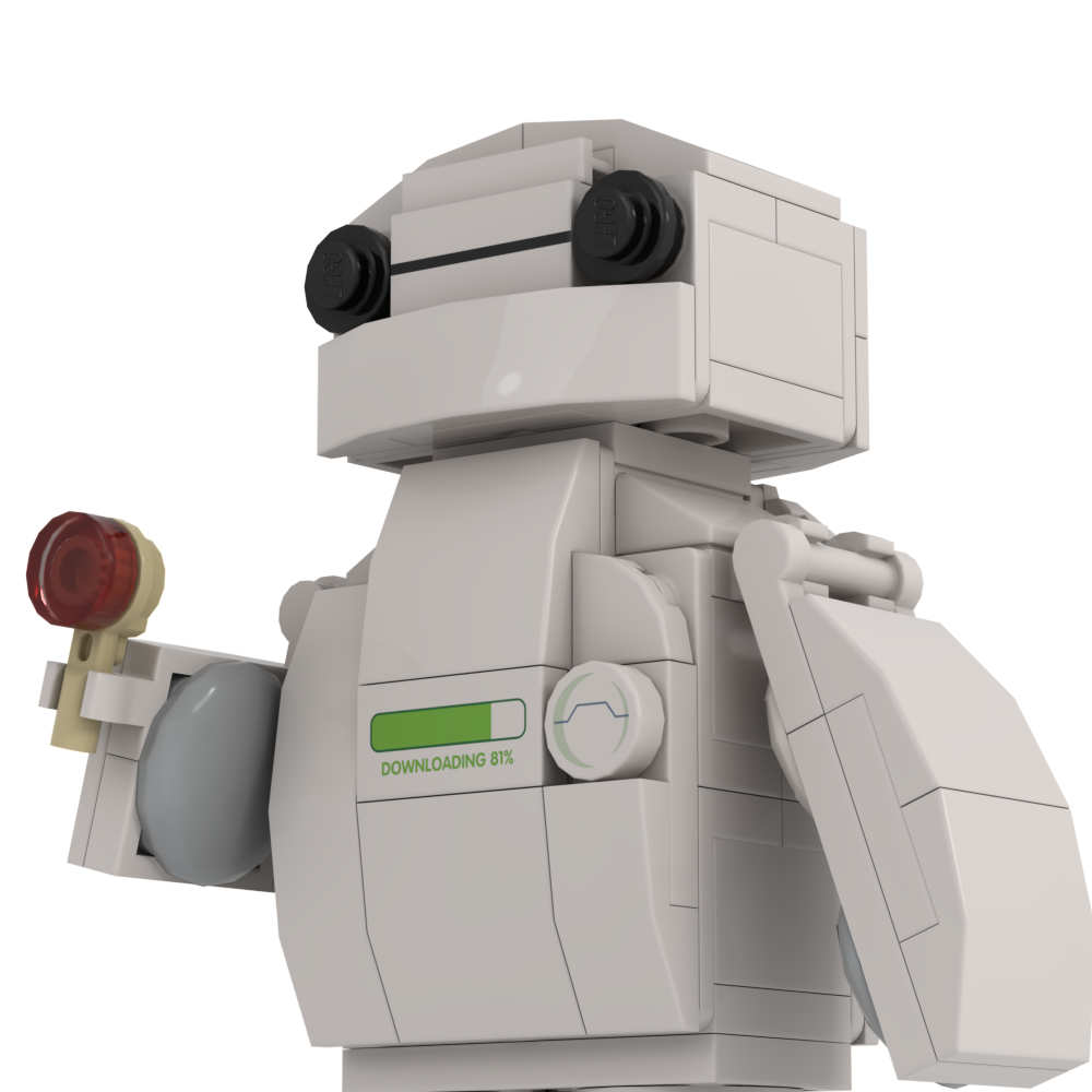 Inflated Robot Building Set made using LEGO parts - B3 Customs (Online Order Only)