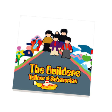 Builders Yellow Submarine Music Album Cover (2x2 Tile)  - B3 Customs (Online Order Only)