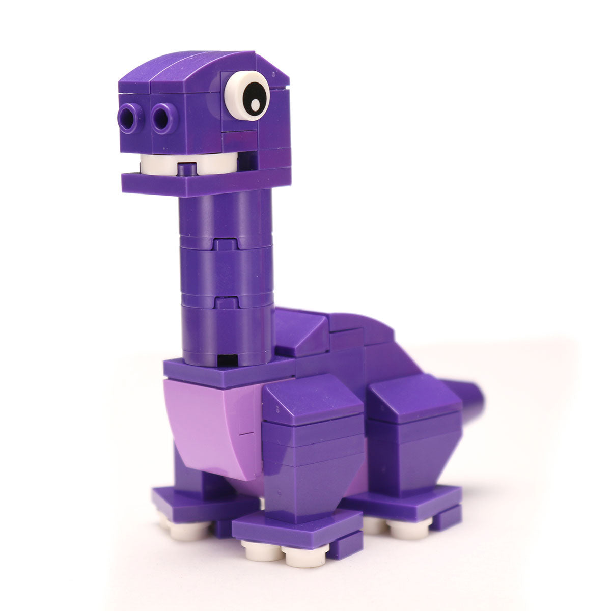 Baby Brontosaurus Dinosaur Building Set made with LEGO parts - B3 Customs (Online Order Only)