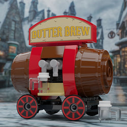 Butter Brew Vending Cart made using LEGO parts - B3 Customs (Online Order Only)