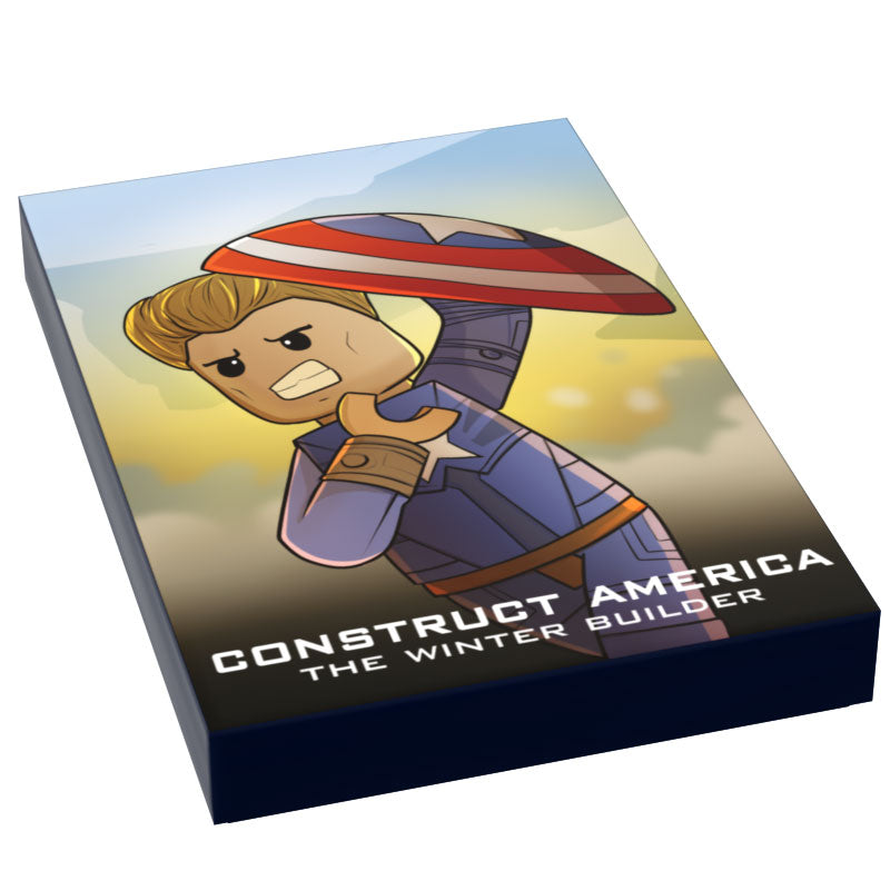Construct America: Winter Soldier Movie Cover (2x3 Tile) - B3 Customs (Online Order Only)