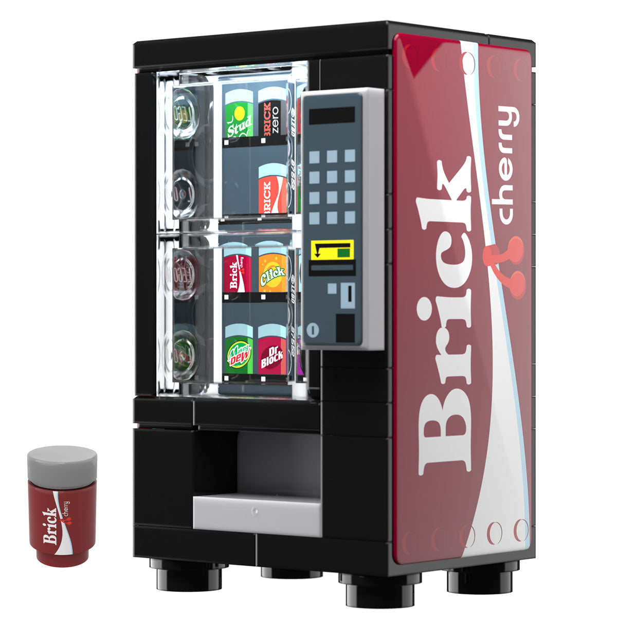 Cherry Cola Soda Vending Machine made using LEGO parts (Online Order Only)