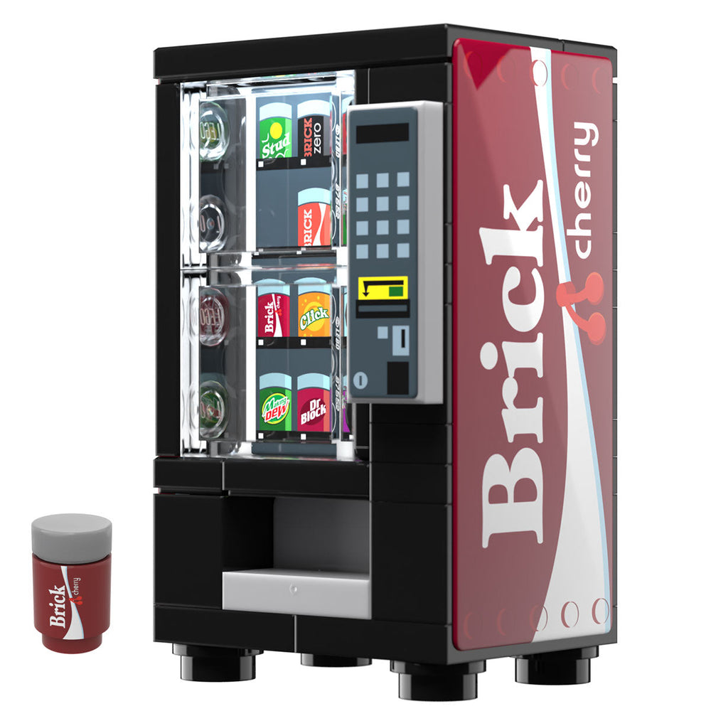 Cherry Cola Soda Vending Machine made using LEGO parts (Online Order Only)